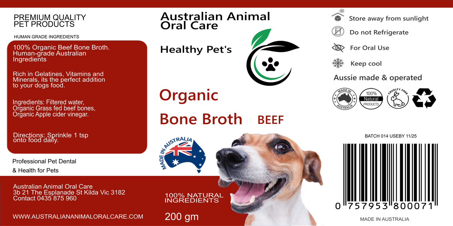 Organic Beef Bone Broth