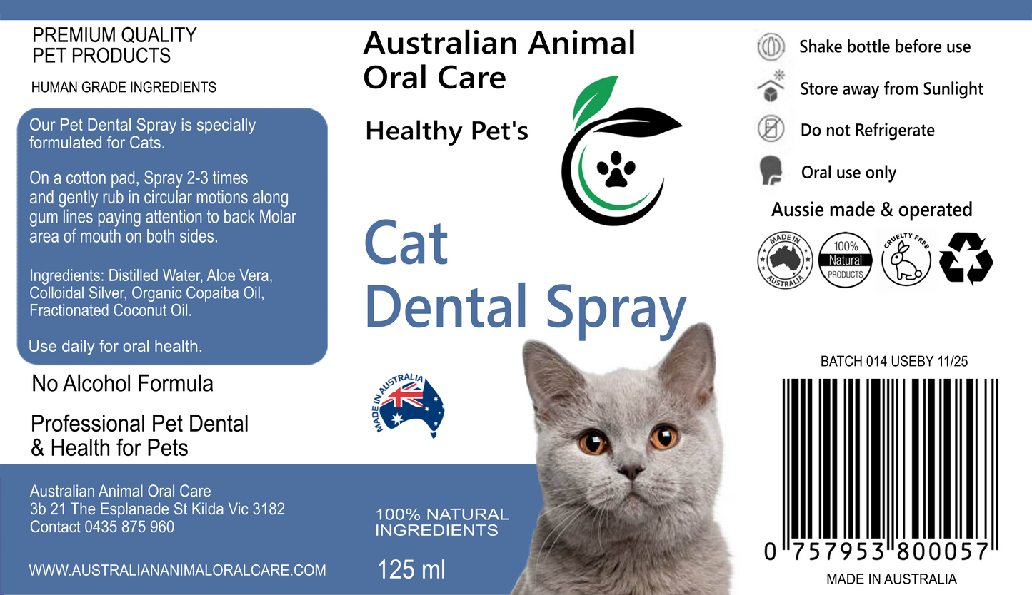 Natural Cat Dental Spray