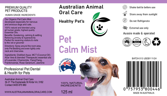 Pet Calm Australian Animal Oral Care