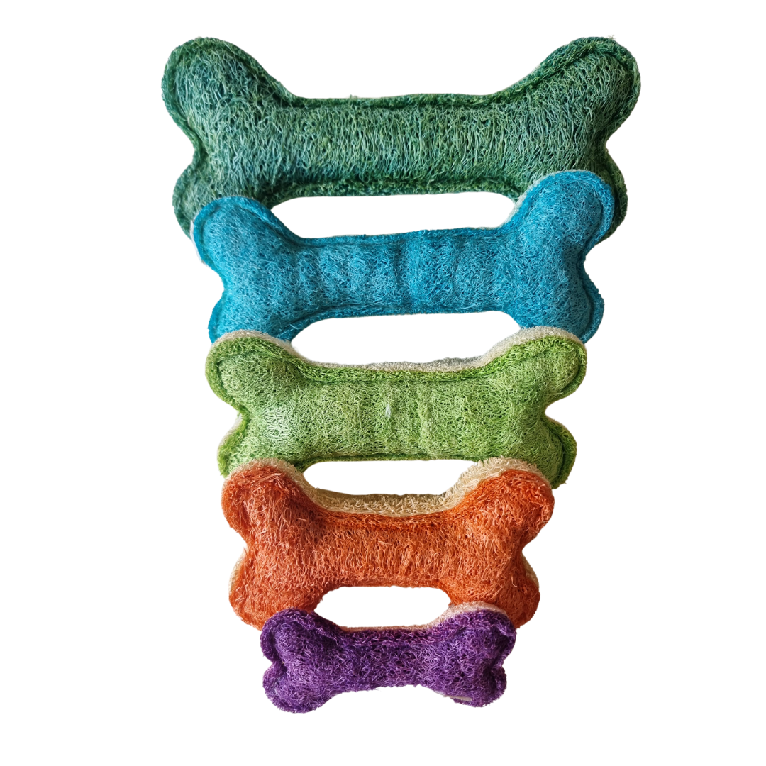 Dental Bone Toy - Loofah Large