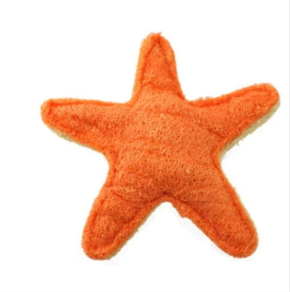 Dental Starfish Toy - Loofah Large