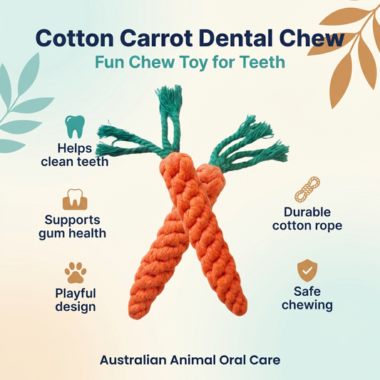 Carrot Dental Chew - Cotton