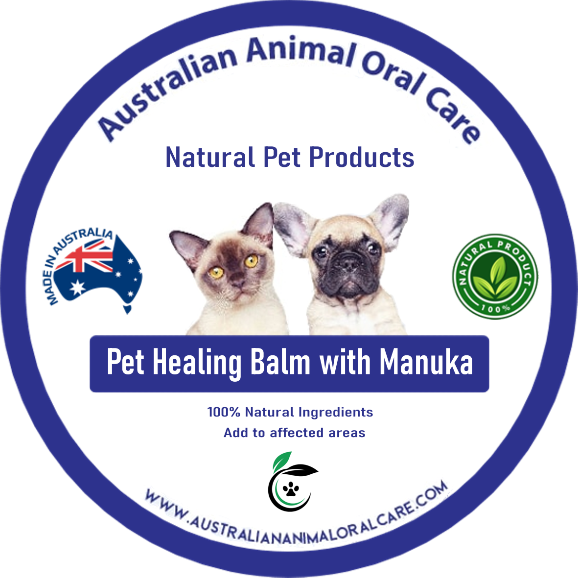 Pet Healing Balm with Manuka Honey  100% Natural