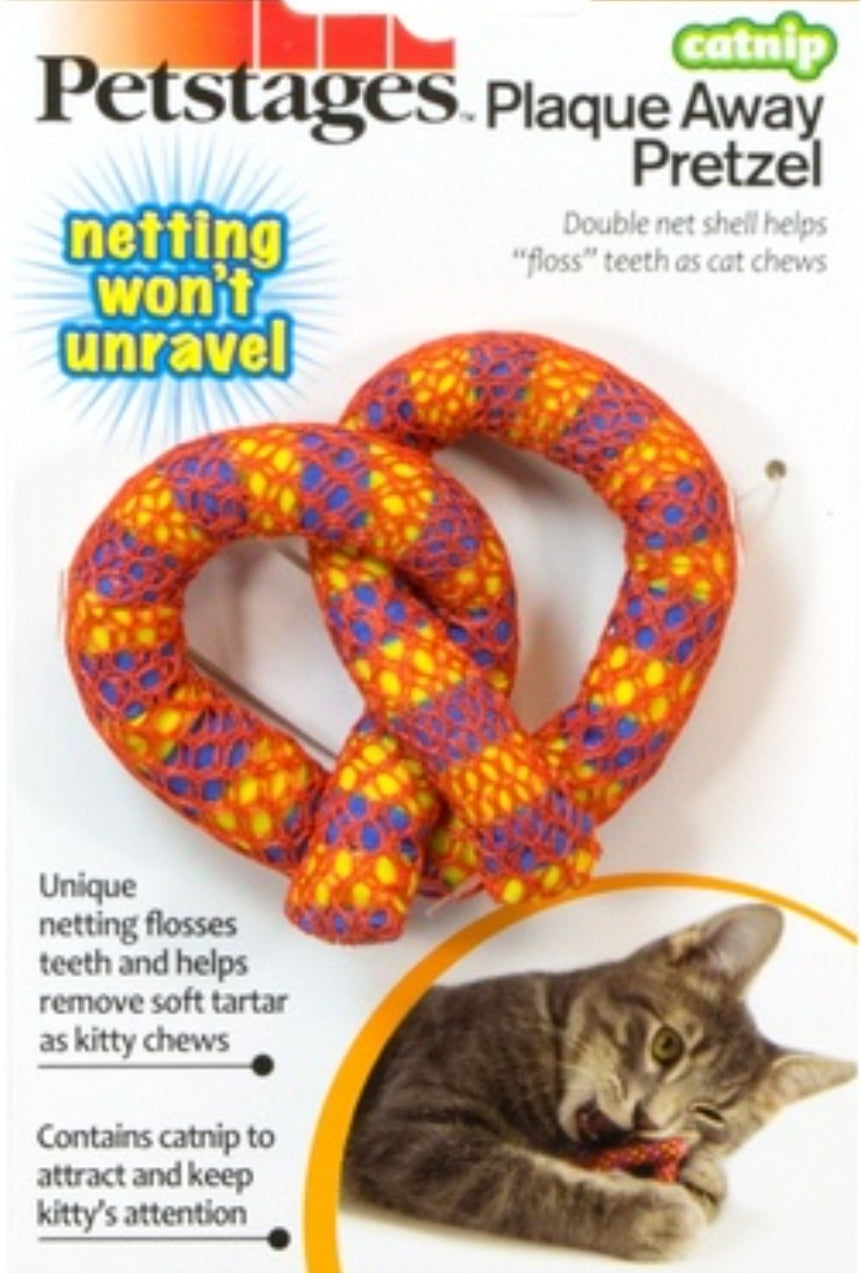 Cat Pretzel Plaque Buster
